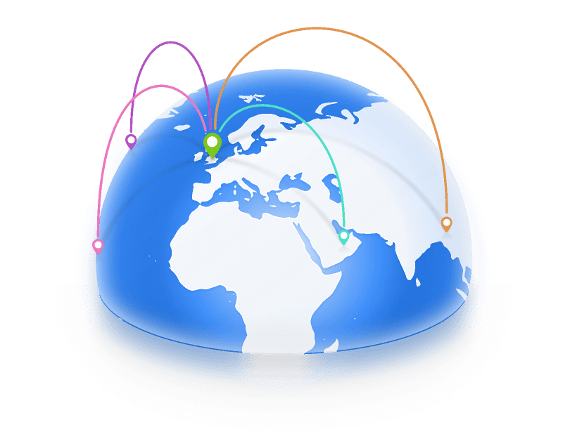 Global supplier network connecting strategic sectors worldwide